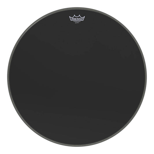 Remo Powerstroke 3 Ebony Bass Drumhead 22 Inch with 5 Inch Dynamo Port, product view