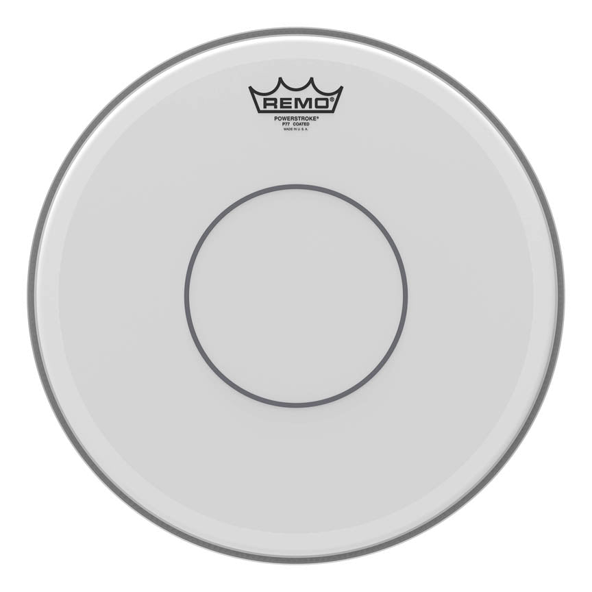 Remo Powerstroke 77 Coated Top Clear Dot Drumhead 14 Inch, product view