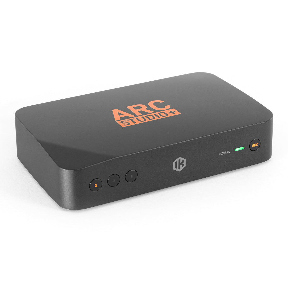 IK Multimedia ARC Studio+ room correction processor, front view
