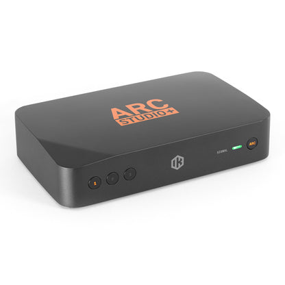 IK Multimedia ARC Studio+ room correction processor, front view
