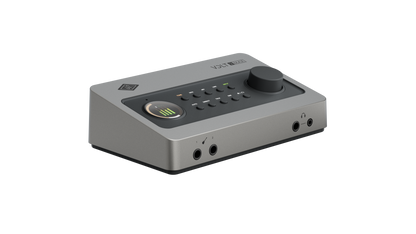Universal Audio Volt 2 Max desktop USB audio interface, three quarter view