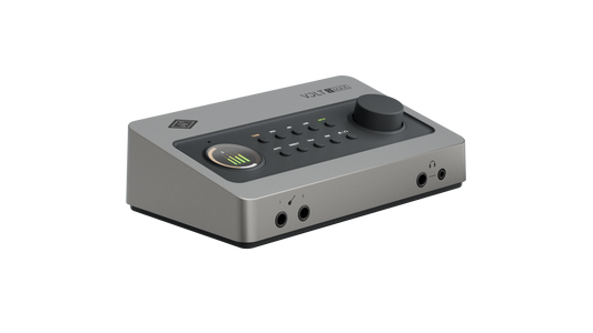 Universal Audio Volt 2 Max desktop USB audio interface, three quarter view