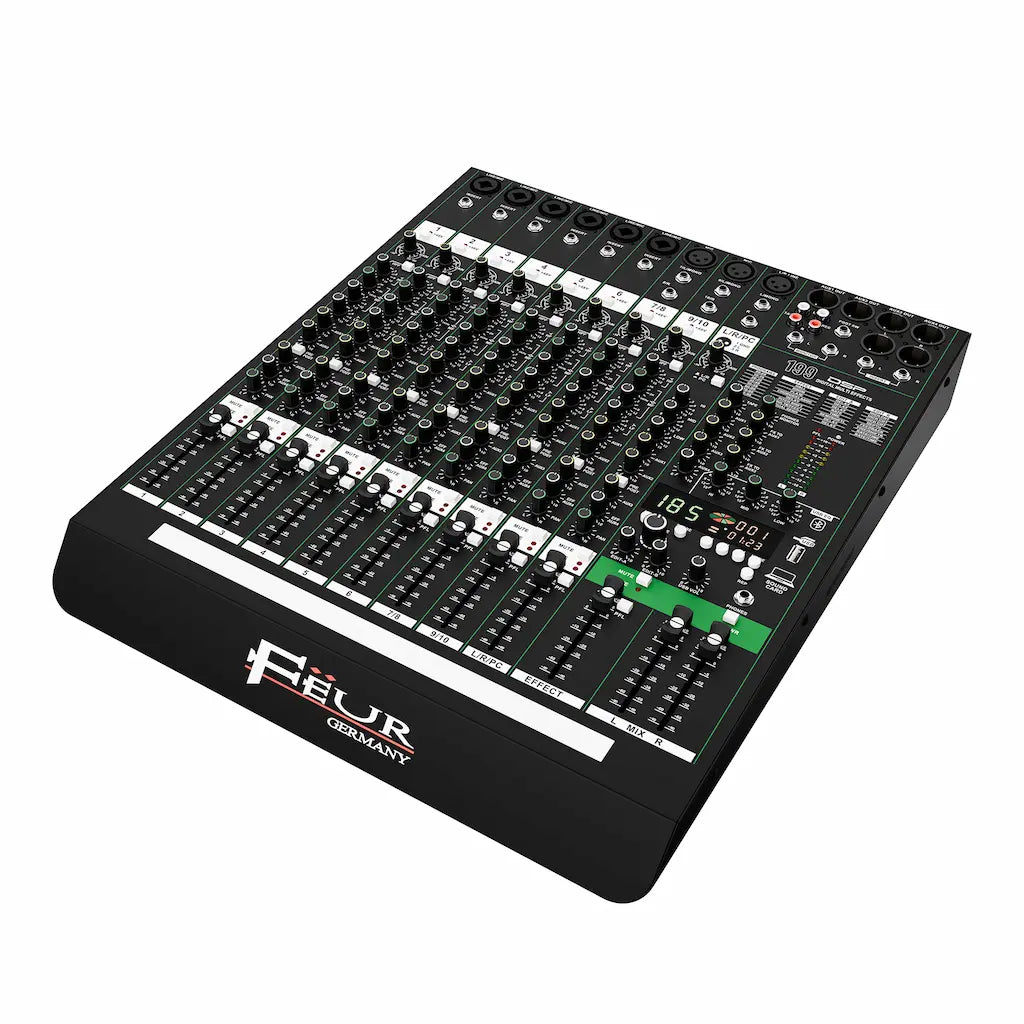 FEUR FU-AUL10 Audio Link 10-Channel Mixer with DSP and Bluetooth