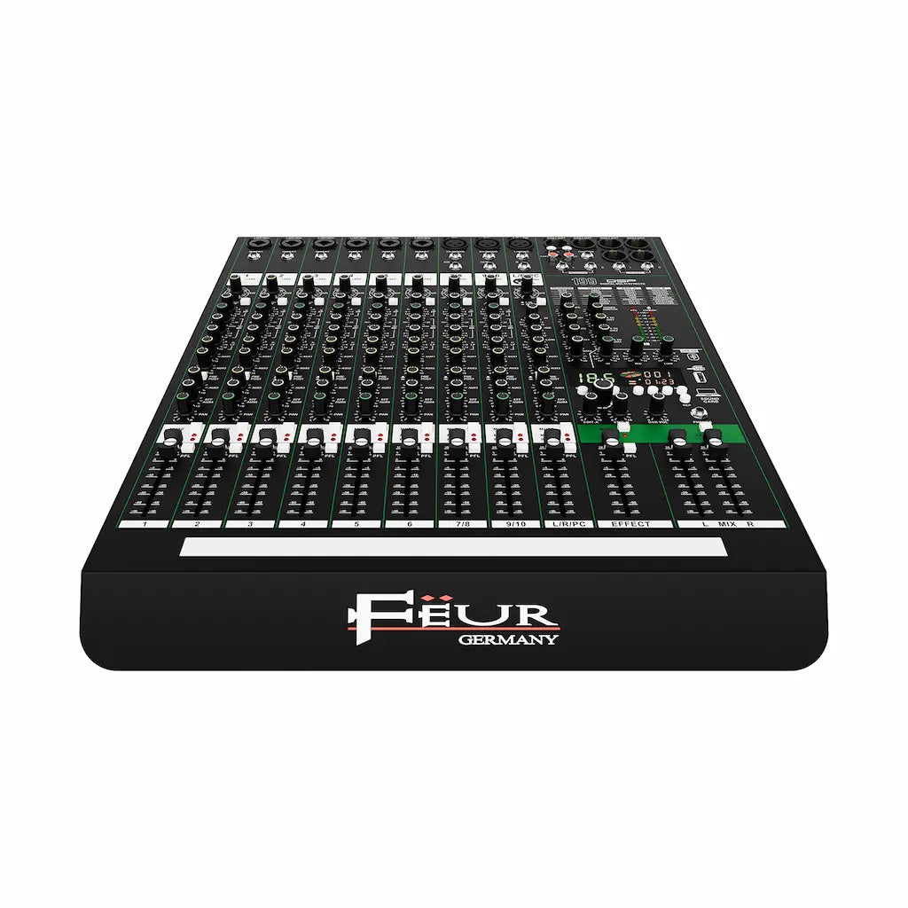 FEUR FU-AUL10 Audio Link 10-Channel Mixer with DSP and Bluetooth, view 2