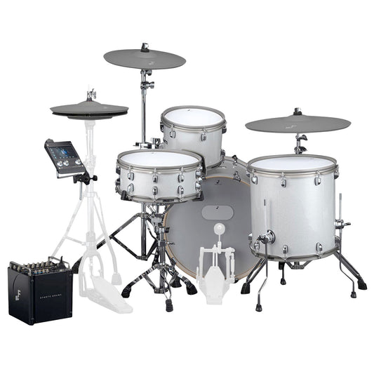 EFNOTE PRO Acoustic Design 700 Electronic Drum Set: Premium 360 Triggering & 3-Zone Cymbals, Stage Box with 12 Direct XLR Outs