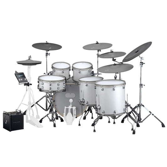 EFNOTE PRO Acoustic Design 705 Electronic Drum Set: Heavy-Duty Drumming Experience with 360 Triggering for Cymbals, Stage Box with 12 Direct XLR Outs