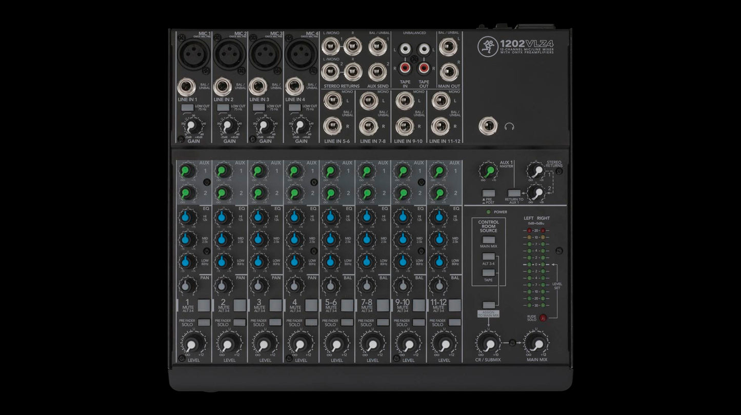 Mackie 1202VLZ4 12-Channel Compact Analog Mixer