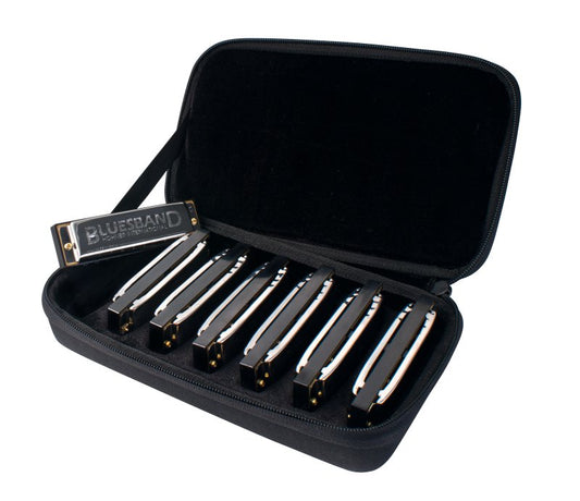 Hohner Blues Band Diatonic Harmonica, 7 Pack