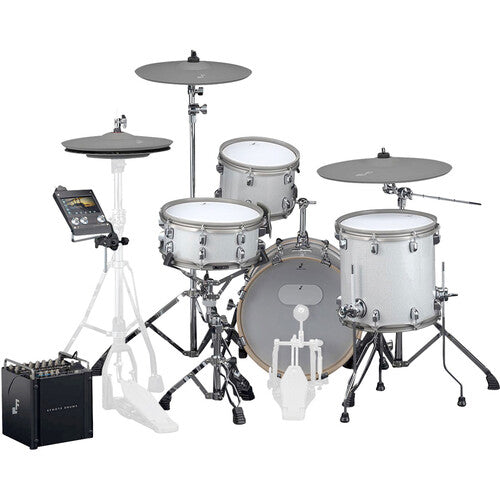 EFNOTE PRO Acoustic Design 500 Electronic Drum Set: Premium 360 Triggering & 3-Zone Cymbals, Stage Box with 12 Direct XLR Outs