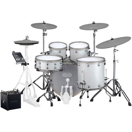 EFNOTE PRO Acoustic Design 701 Electronic Drum Set: Classic 360 Triggering for Cymbals, Traditional Feel, Stage Box with 12 Direct XLR Outs