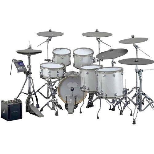 EFNOTE PRO Acoustic Design 505 Electronic Drum Set: Heavy-Duty Drumming Experience with 360 Triggering for Cymbals, Stage Box with 12 Direct XLR Outs
