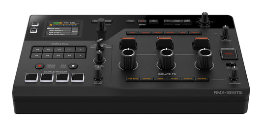 AlphaTheta RMX-IGNITE Remix Station and DJ Effects Processor, front view