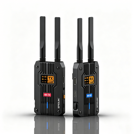 Sprolink Airlink 4K wireless video transmitter TX and RX units
