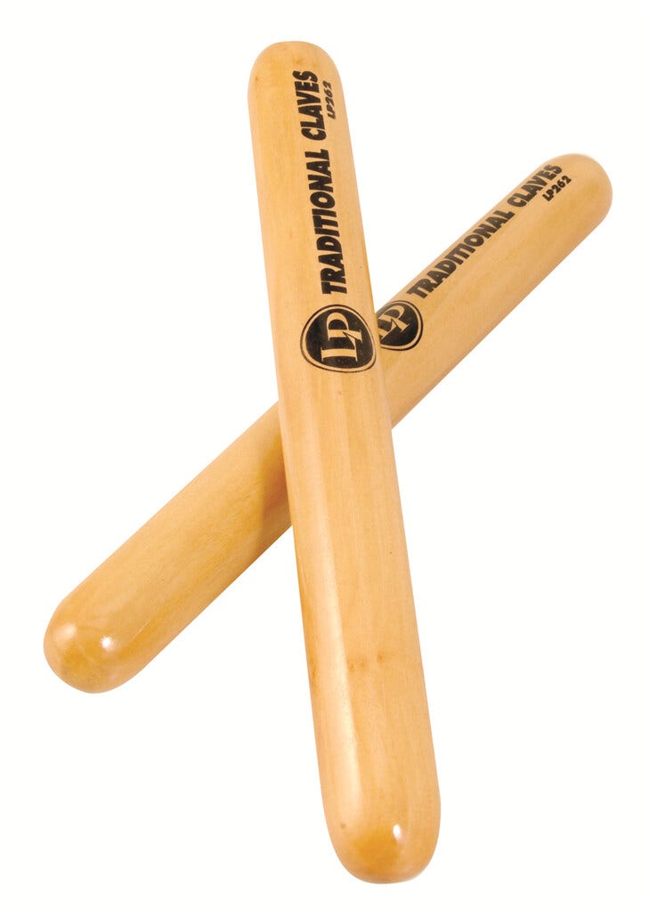 LP LP262 Traditional Clave, pair of solid wooden claves