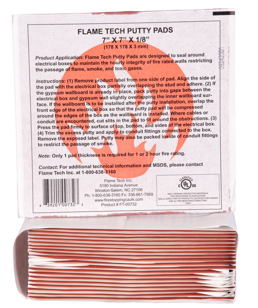 Flame Tech Putty Pads
