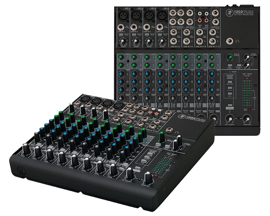 Mackie 1202VLZ4 12-Channel Compact Analog Mixer
