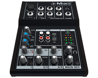 Mackie MIX5 5-Channel Compact Mixer