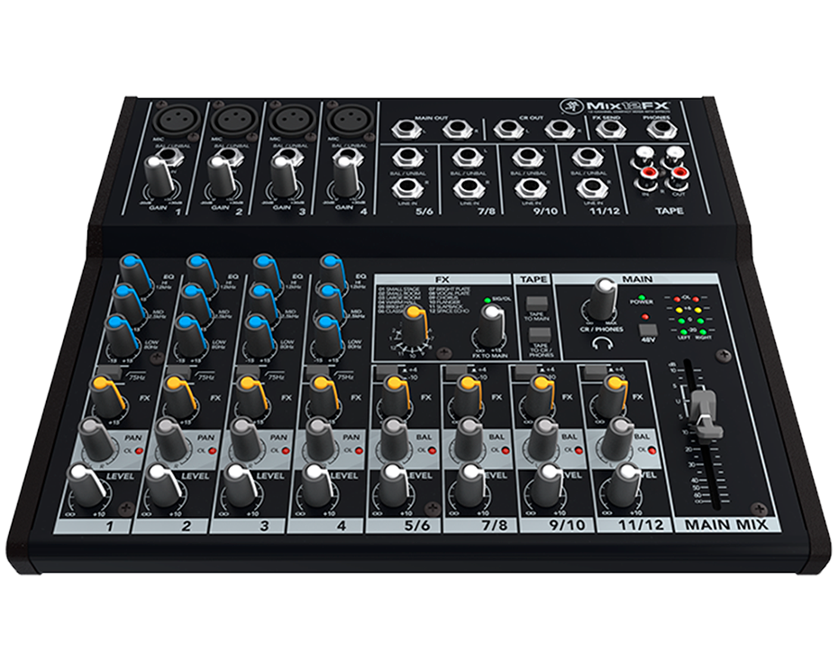 Mackie MIX12FX 12-Channel Compact Mixer w/ FX