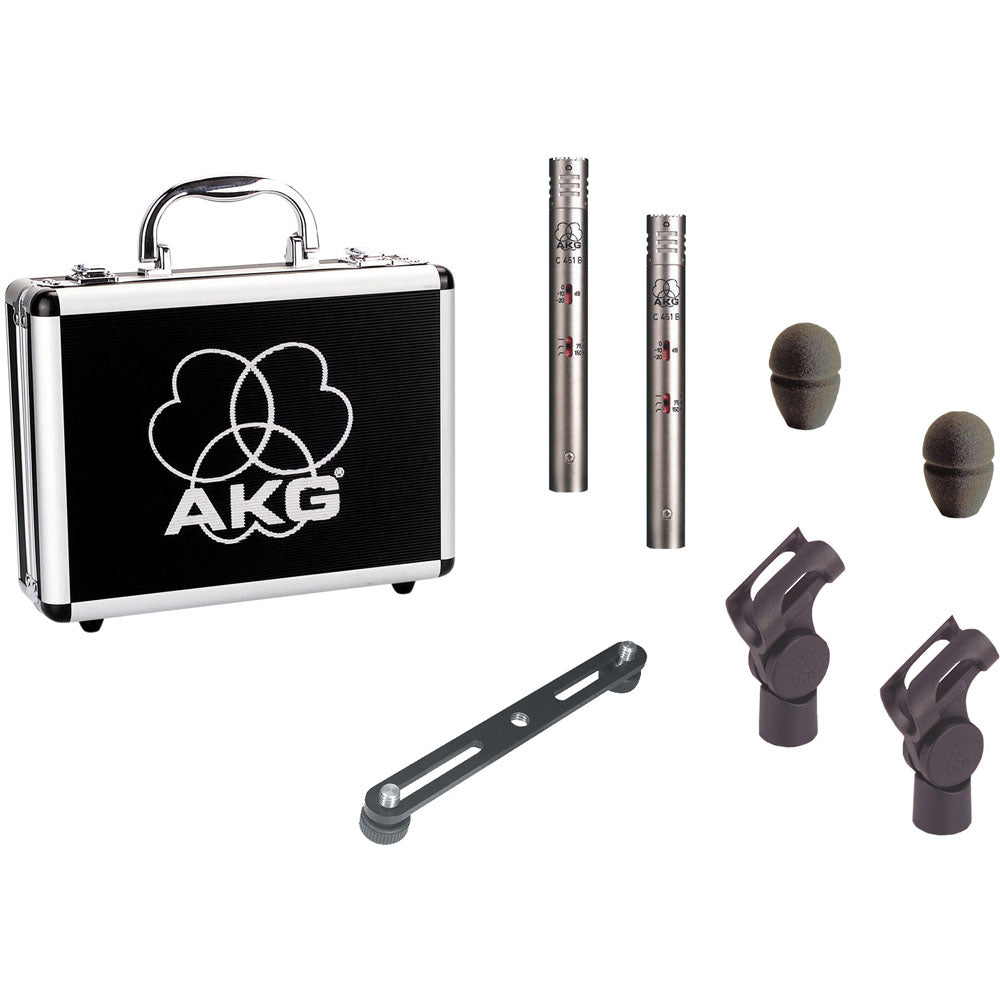 AKG C451 B MATCHED PAIR As C 451B But As Matched Pair
