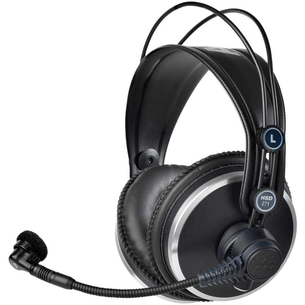 AKG HSD271 Closed-Back Headsets Derived From K271 Headphones w/Dynamic Mic