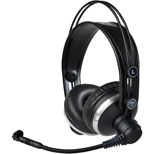 AKG HSC171 Closed-Back Headsets Derived From K171 Headphones w/Condenser Mic