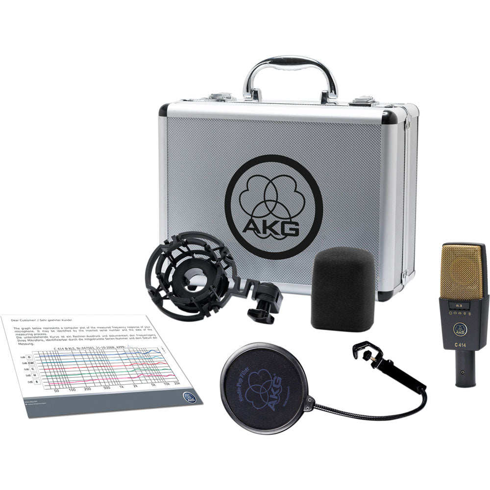 AKG C414 XLII Solo Vocals & Solo Inst. Large Diaphragm Studio Microphone