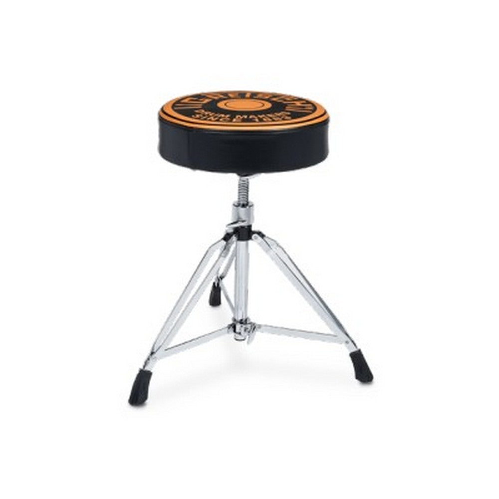 Gretsch Pro Drum Throne with 13 inch Round Badge logo seat and double-braced tripod base