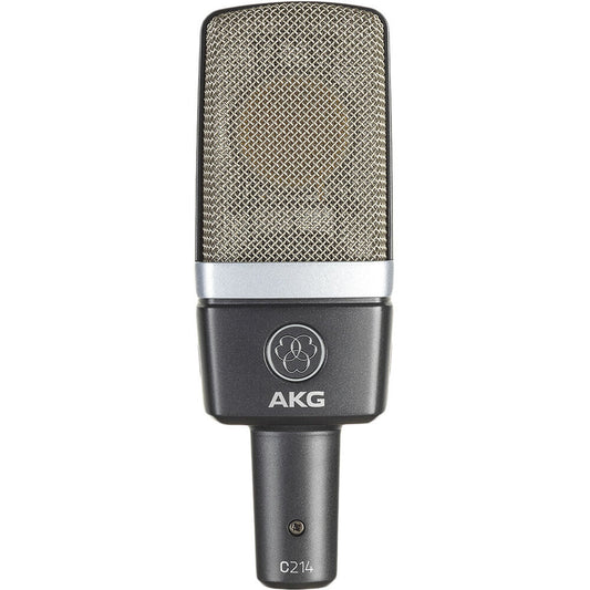 AKG C214 Large Diaphragm Studio Microphone Based On C414 Capsule. Cardioid