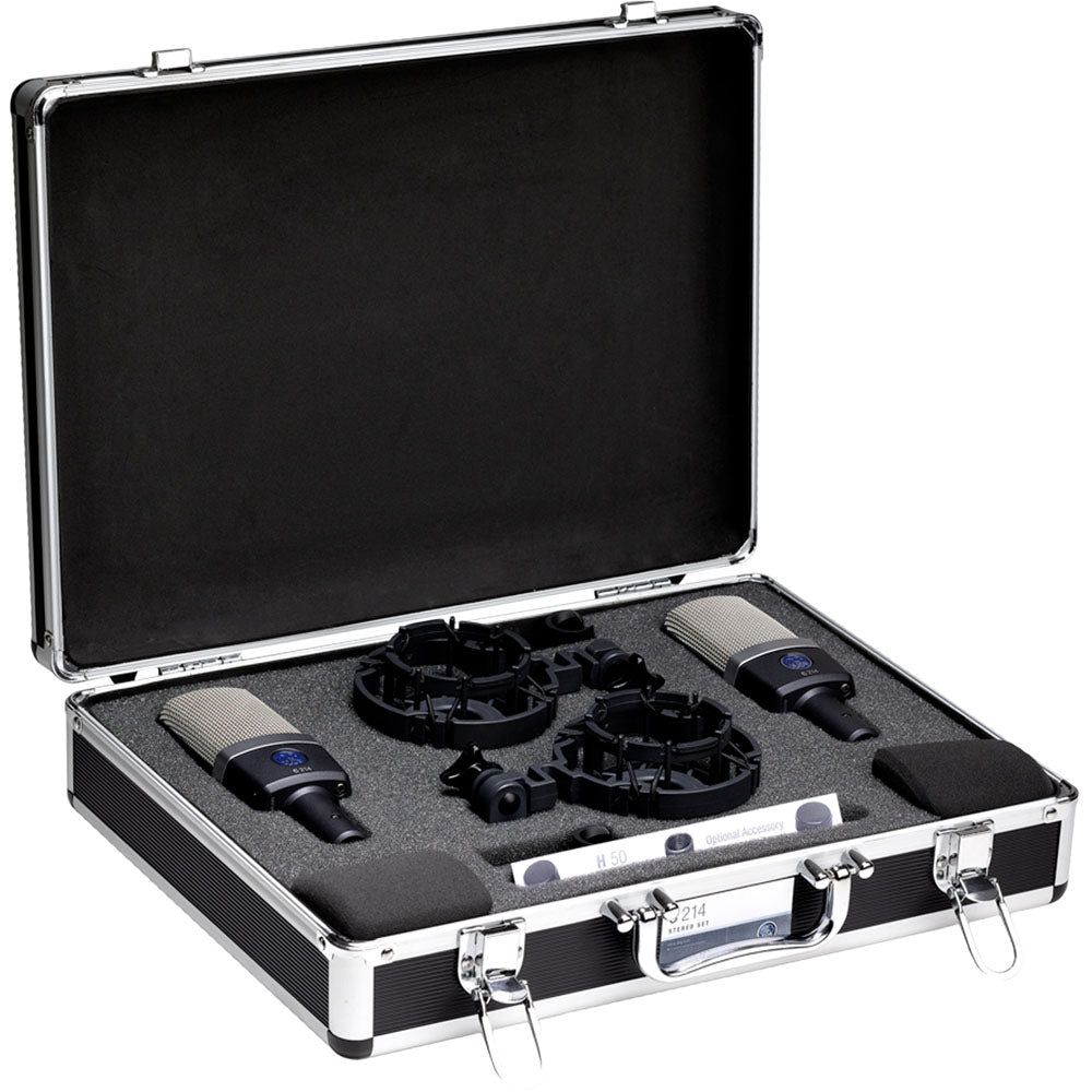 AKG C214 MATCHED PAIR Computer-Matched Stereo Pair Based On C414 Capsule
