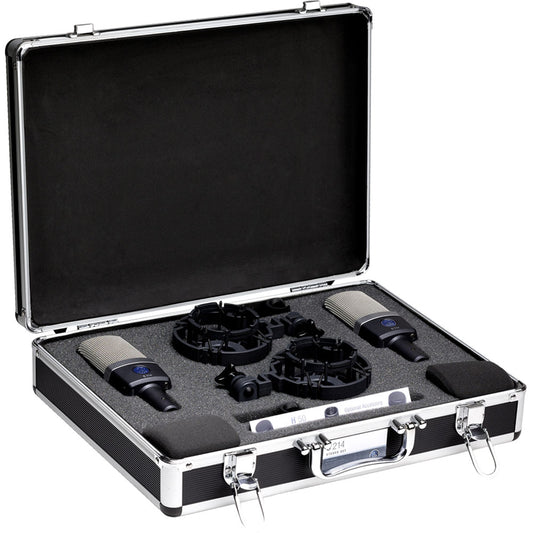 AKG C214 MATCHED PAIR Computer-Matched Stereo Pair Based On C414 Capsule