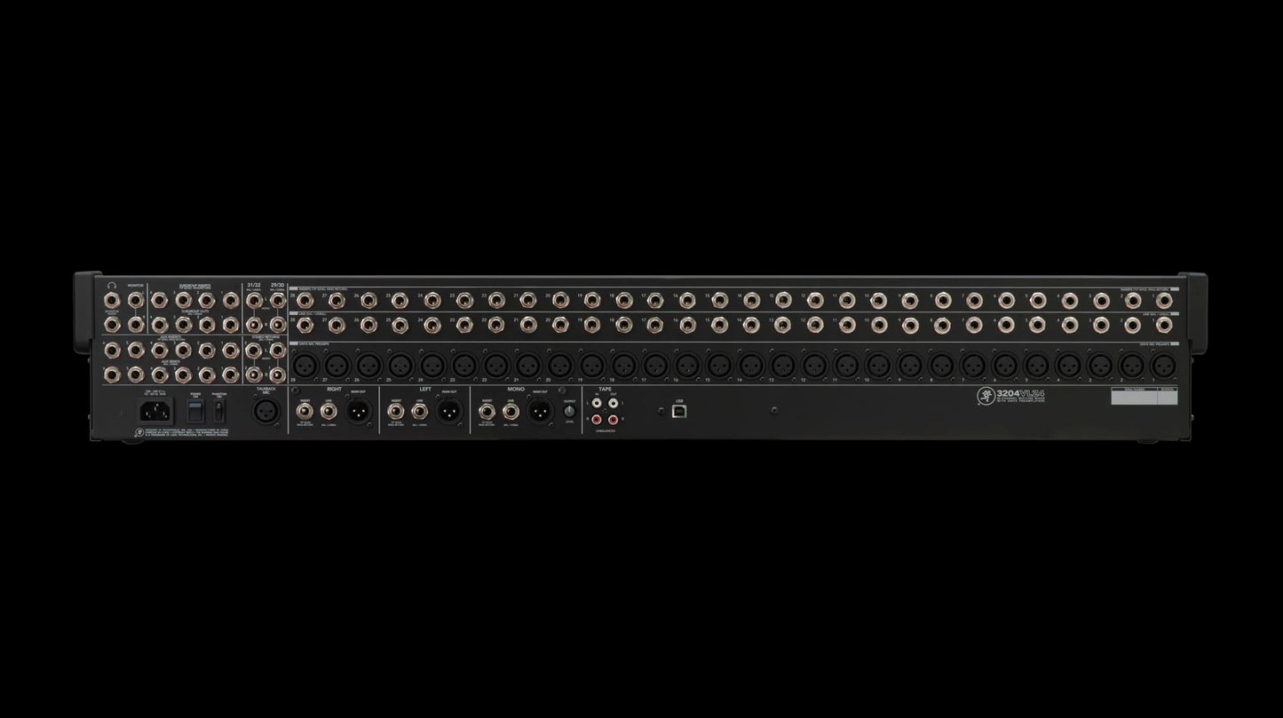 Mackie 3204VLZ4 32-Channel 4-Bus FX Mixer USB