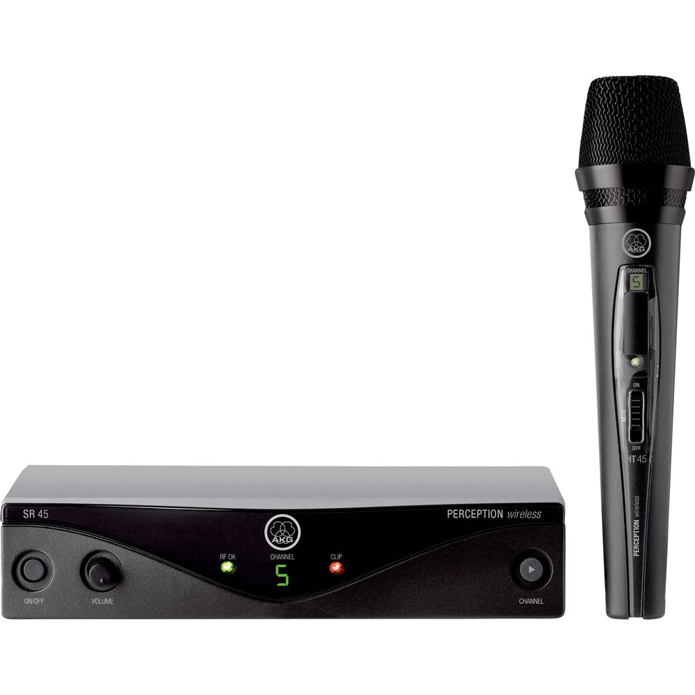 AKG Perception Wireless 45 Vocal Set BD A w/ Frequency Wrlss Micro System