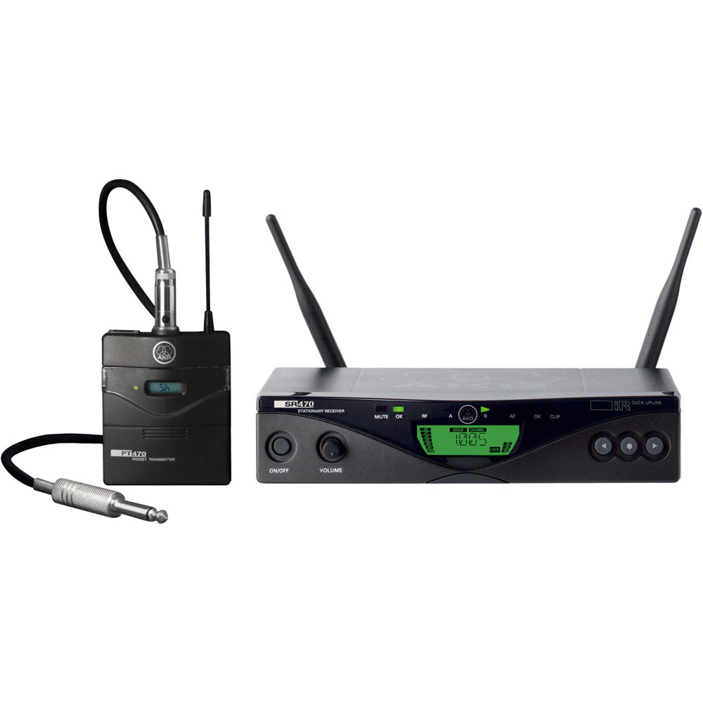 AKG WMS470 INSTR SET BD8 50mW - EU/US/UK Wireless Bodypack Microphone System