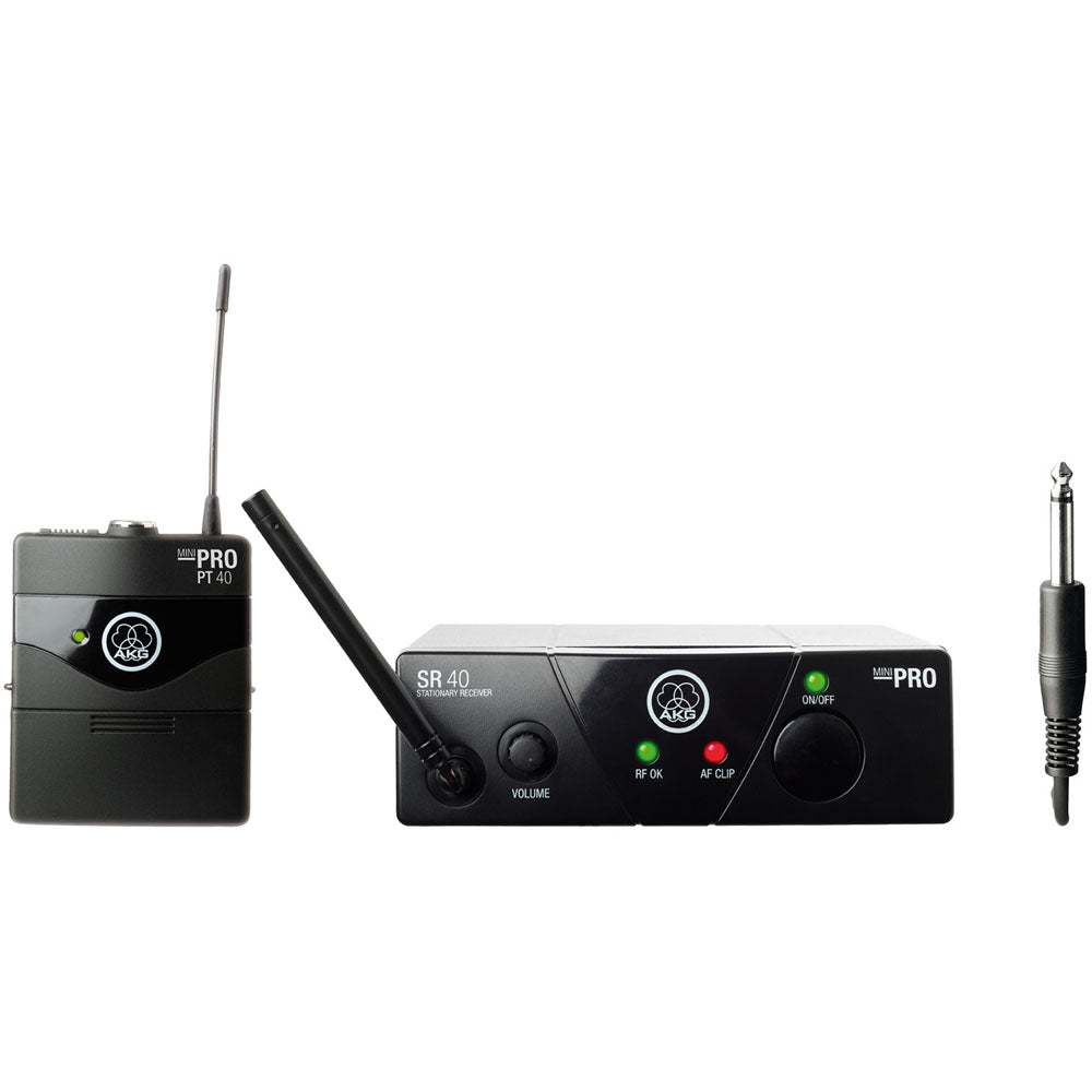 AKG WMS40MINI Instrumental Set BD US25C Plug & Play Wireless Microphone Sys