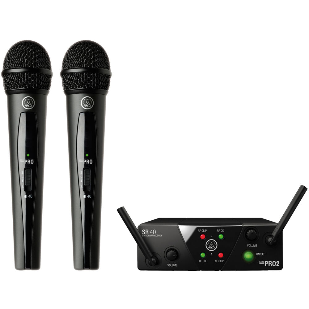 AKG WMS40MINI2 VOC-SET US25B/D Plug & Play Wireless Microphone System