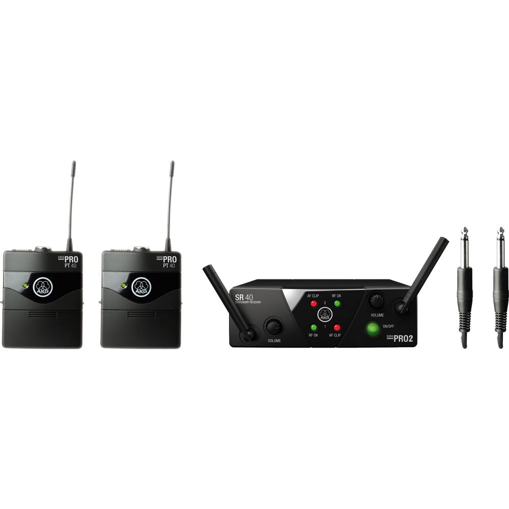 AKG MINI2INSTR-US25AB Plug & Play Wireless Microphone System