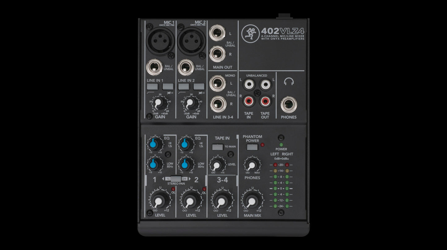 Mackie 402VLZ4 4-Channel Ultra Compact Mixer