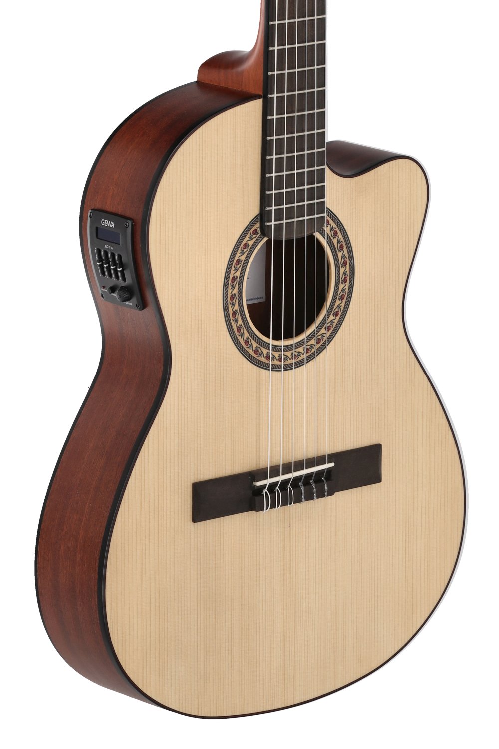 Caballero Stage by MR Flamenco Guitar with Preamp 4/4, Slim Electric Neck - view 3