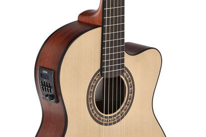 Caballero Stage by MR Flamenco Guitar with Preamp 4/4, Slim Electric Neck - view 5