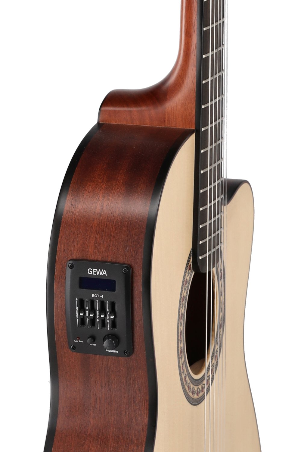 Caballero Stage by MR Flamenco Guitar with Preamp 4/4, Slim Electric Neck - view 7