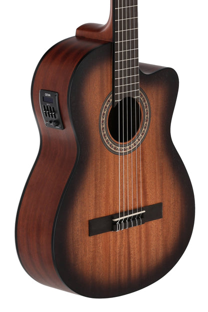 Caballero Stage by MR Flamenco Guitar with Preamp 4/4, Mahogany Top - view 3