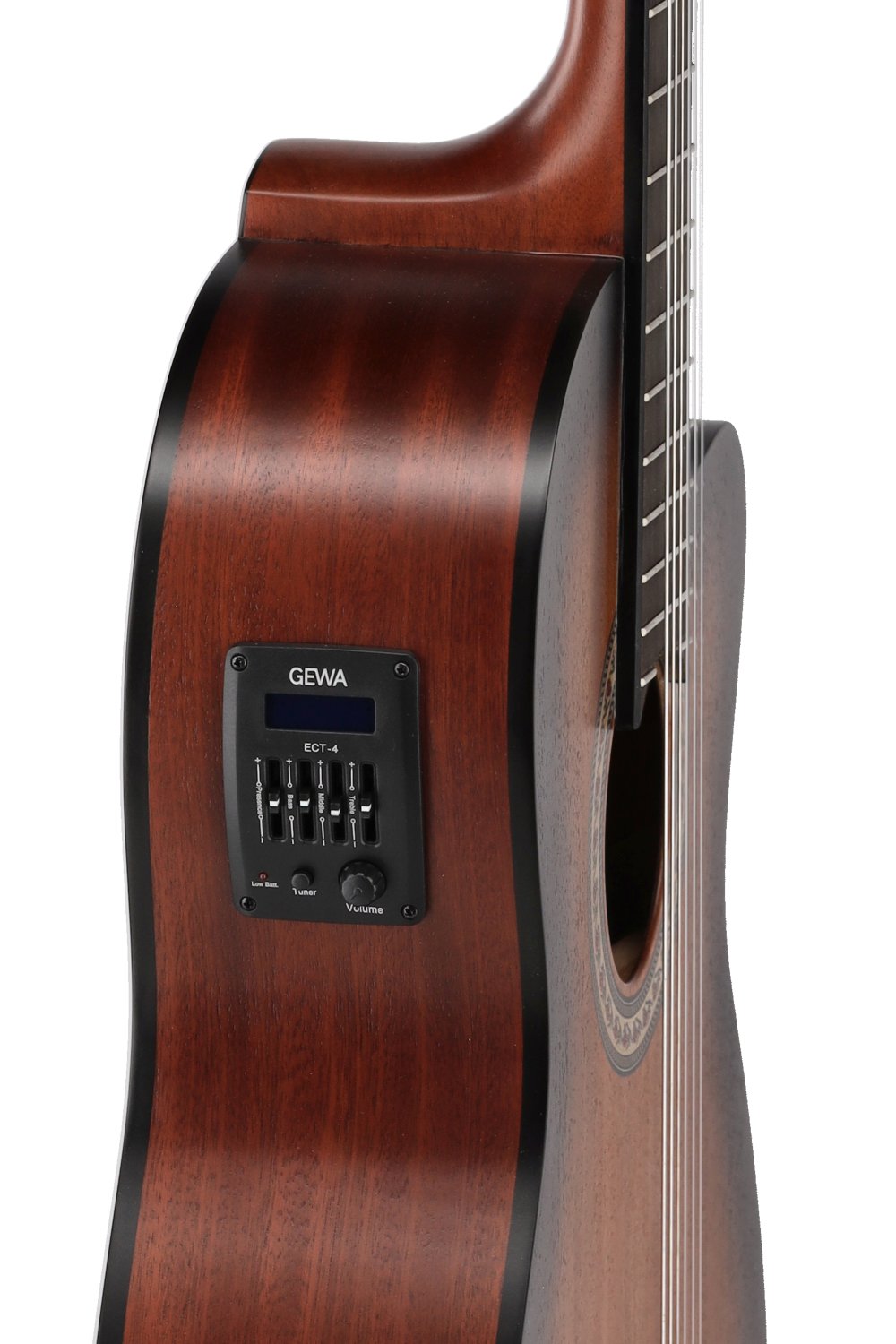 Caballero Stage by MR Flamenco Guitar with Preamp 4/4, Mahogany Top - view 5