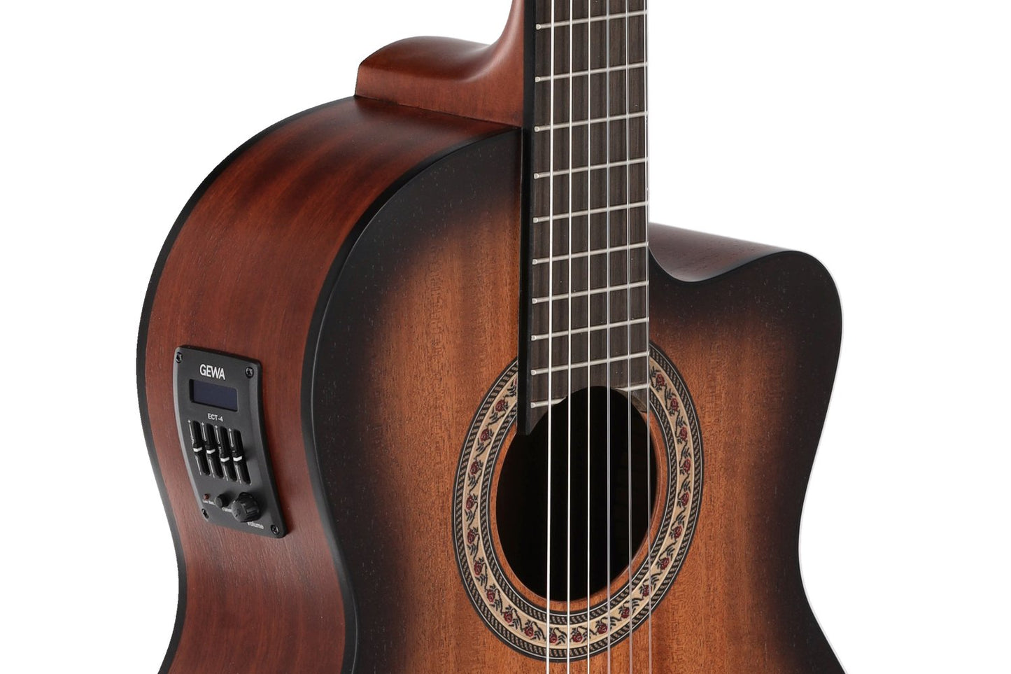 Caballero Stage by MR Flamenco Guitar with Preamp 4/4, Mahogany Top - view 6