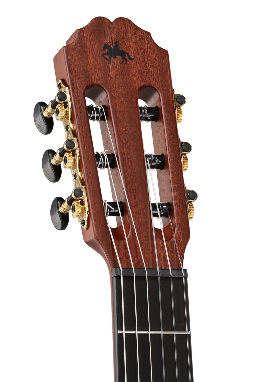 Caballero Stage by MR Flamenco Guitar with Preamp 4/4, Black Matte Top - view 8