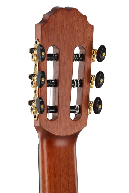 Caballero Stage by MR Flamenco Guitar with Preamp 4/4, Black Matte Top - view 9
