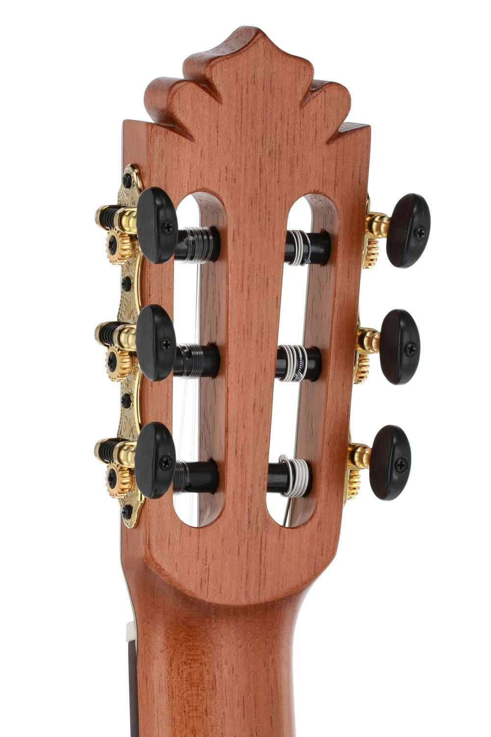 Manuel Rodriguez Caf&eacute; Cortado, Curly Walnut 4/4, Satin, E-Acoustic, Cutaway - view 8