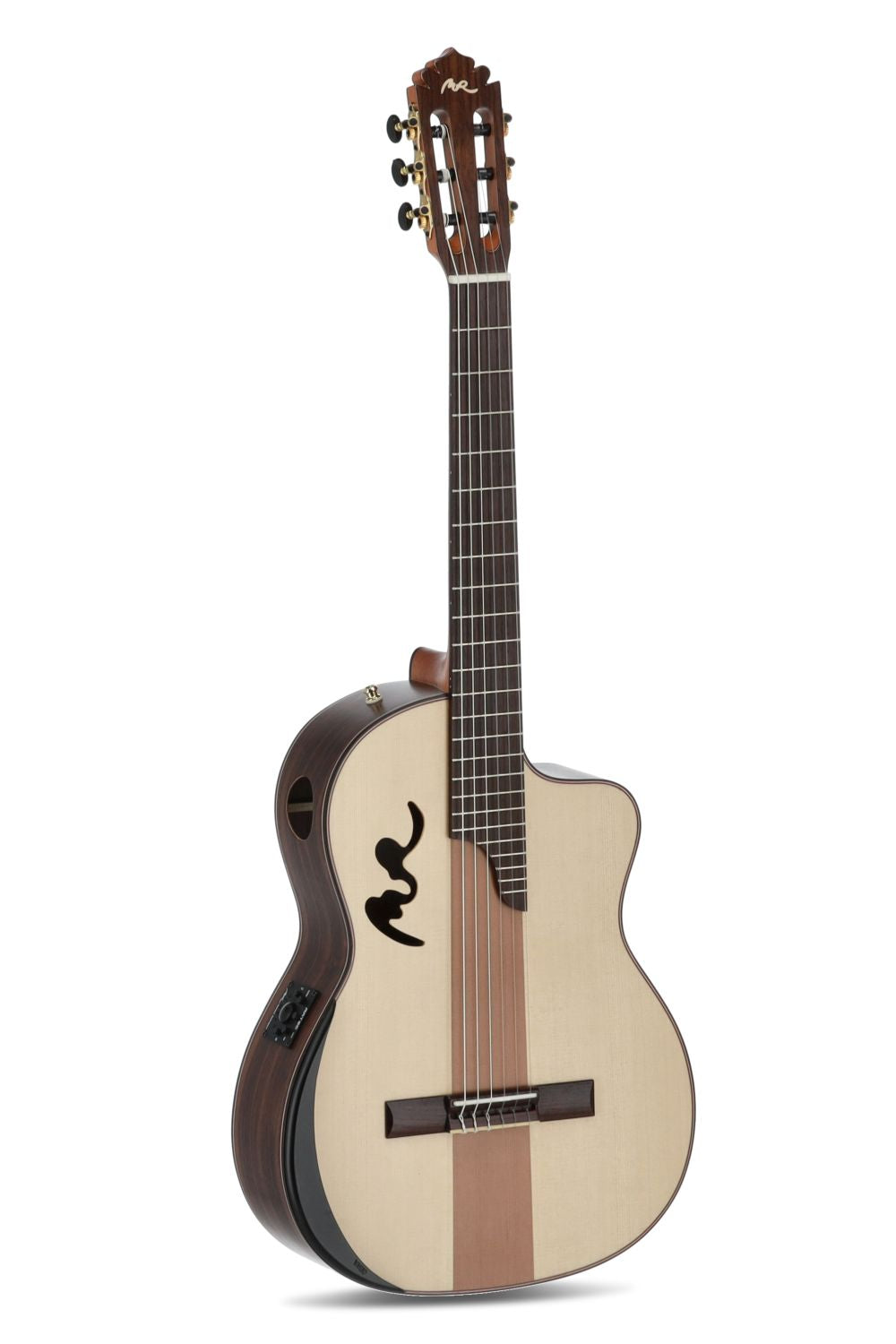 Manuel Rodriguez Caf&eacute; Cortado, Indian Rosewood 4/4, Satin, E-Acoustic, Cutaway - view 1