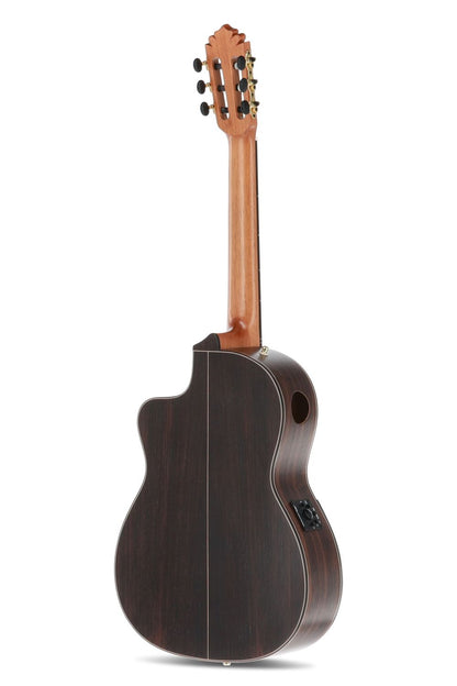Manuel Rodriguez Caf&eacute; Cortado, Indian Rosewood 4/4, Satin, E-Acoustic, Cutaway - view 2