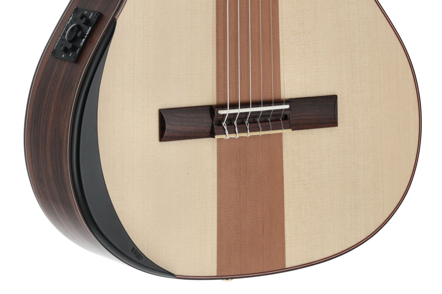 Manuel Rodriguez Caf&eacute; Cortado, Indian Rosewood 4/4, Satin, E-Acoustic, Cutaway - view 7
