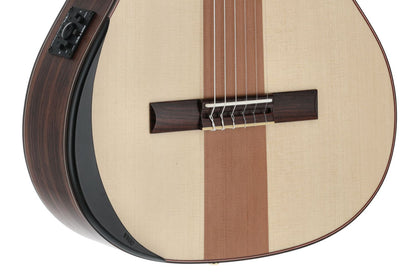 Manuel Rodriguez Caf&eacute; Cortado, Indian Rosewood 4/4, Satin, E-Acoustic, Cutaway - view 7